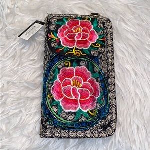 Mexican Crossbody Wallet w/ Phone Case